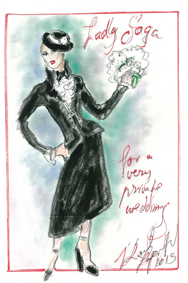 Lagerfeld persze klasszikus Chanel-nőként is el tudná képzelni Gagát a nagy napon