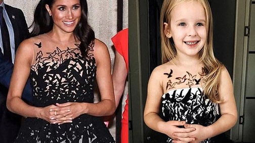 Olvadozunk! Egy kislány leutánozta a legnagyobb vörös szőnyeges sztármomentumokat