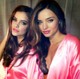 Palvin Barbara és Miranda Kerr 2012-ben, a Victoria`s Secret show-ja előtt