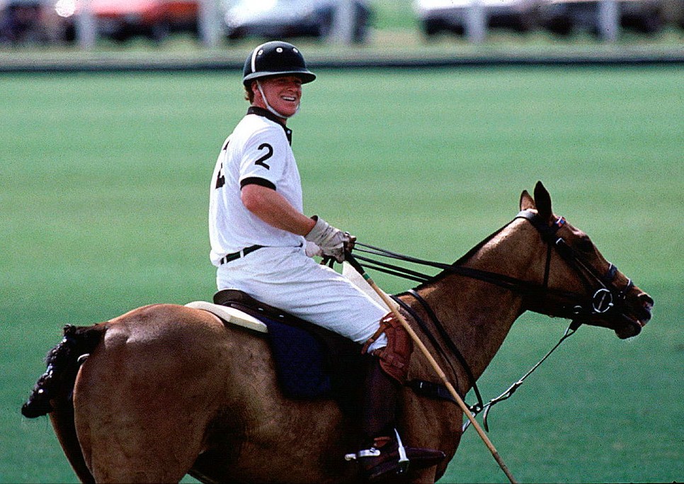 James Hewitt 1991-ben egy Windsorhoz közeli lovaspóló mérkőzésen