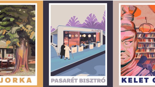 Printekkel a kávézókért – Buzás Aliz illusztrátor egyedi plakátokkal segíti kedvenc budapesti helyeit