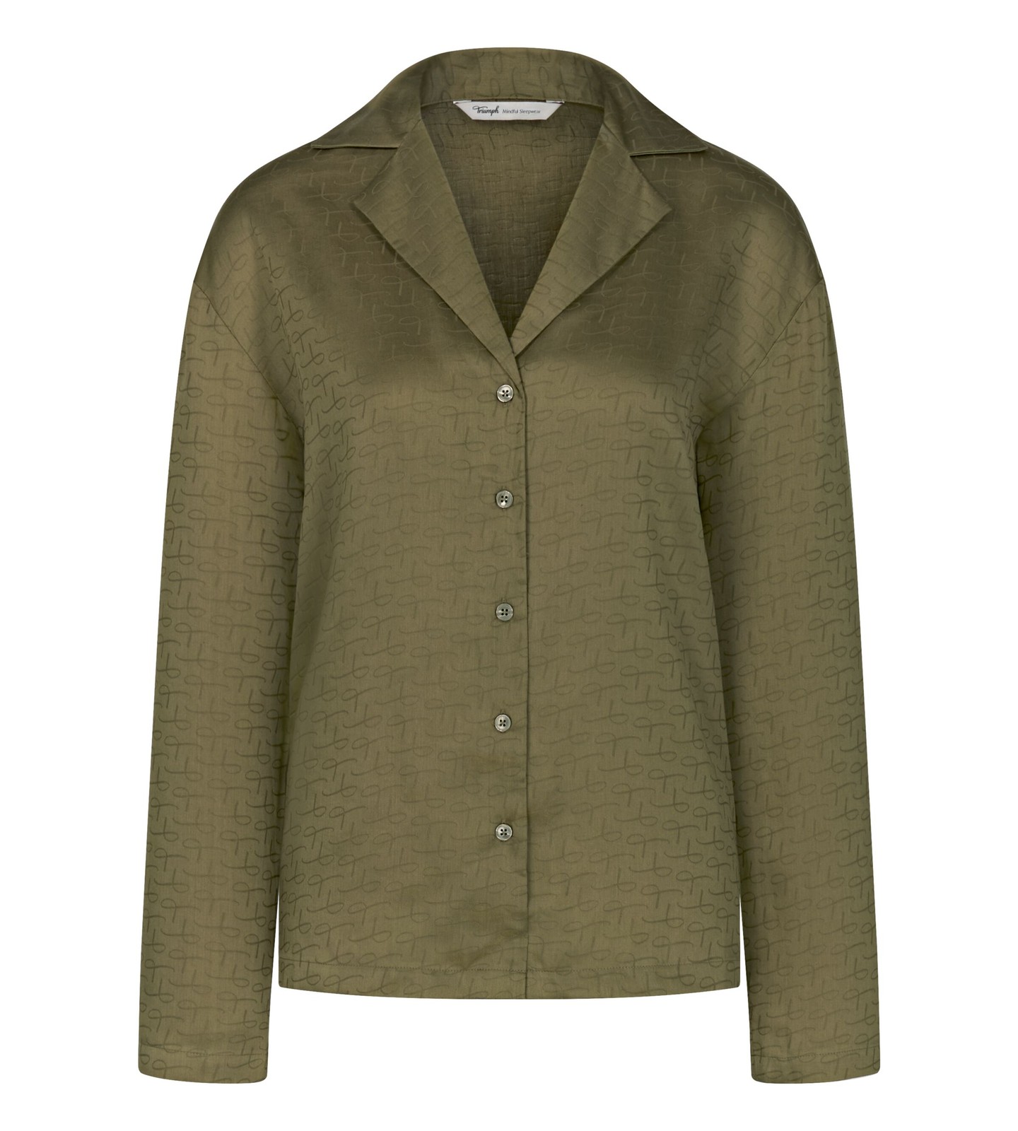 Silky Sensuality Top LSL martini olive 25000Ft