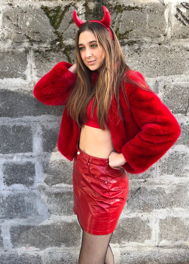 Bencze Blanka nagyon kreatív jelmezt választott halloweenre