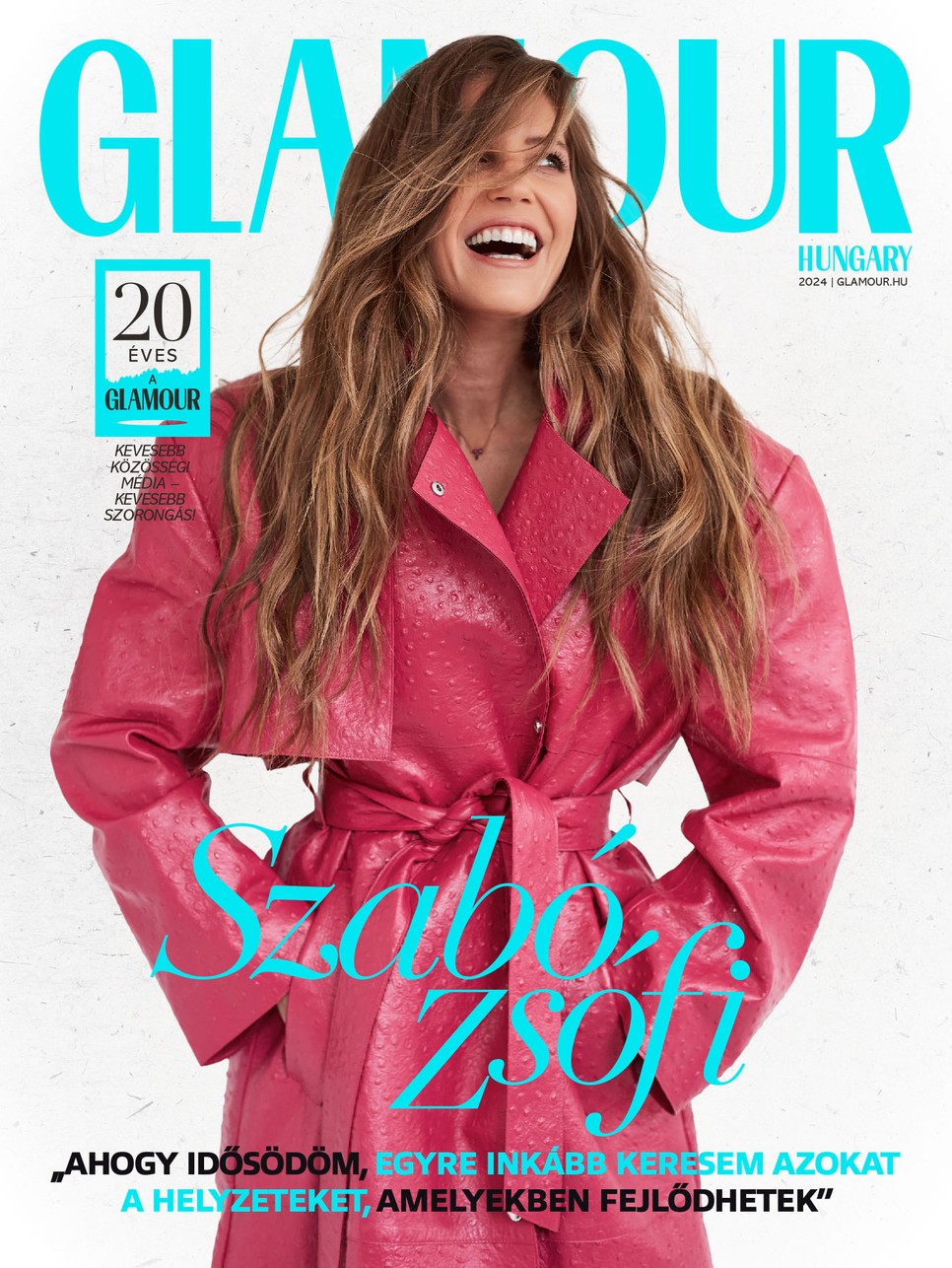 Szabó Zsófi GLAMOUR 20 digitális címlap