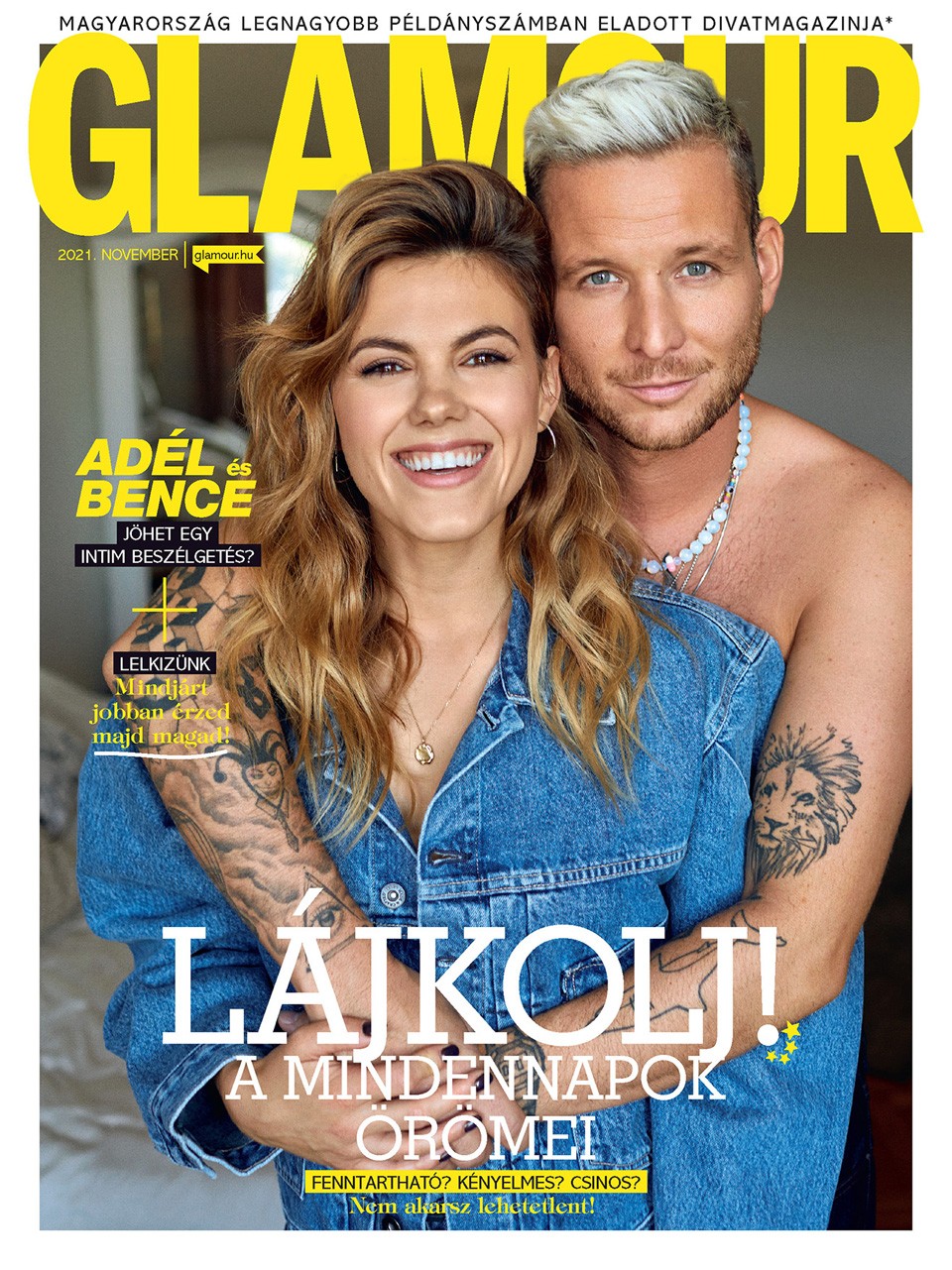  GLAMOUR 2021. november: Csobot Adél és Istenes Bence