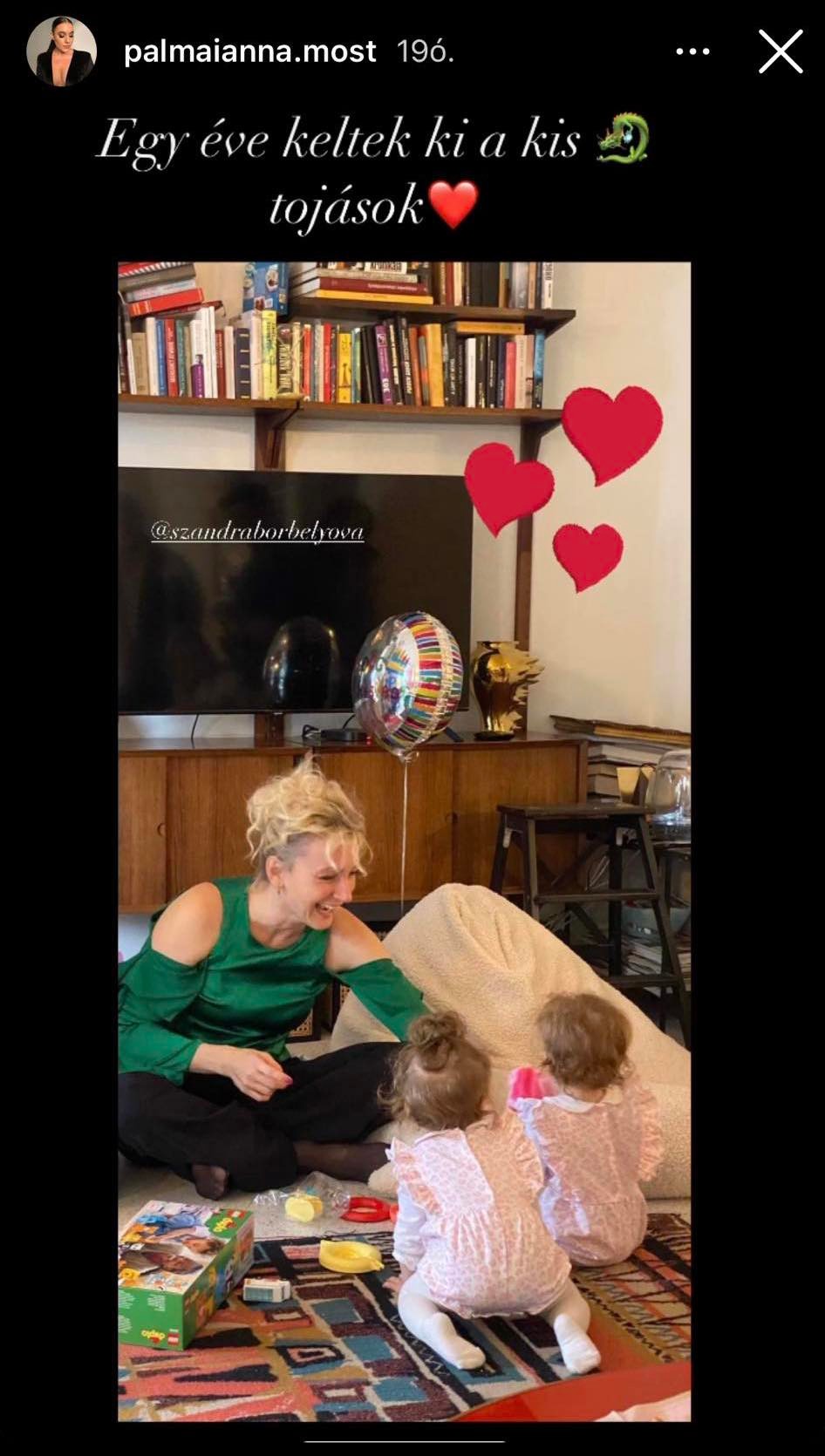 Borbély Alexandra és kislányai jeles napot ünnepeltek