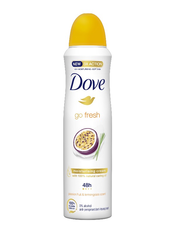 Go Fresh izzadásgátló maracuja és citromfű illattal DOVE 1429 Ft/150 ml - Itt keresd: Drogériák és hipermarketek