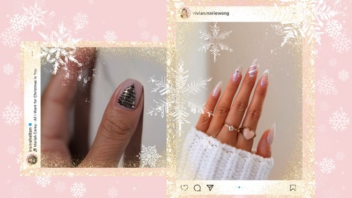 Meseszép karácsonyi körmök, ha imádod a csillogást