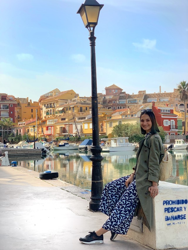 Járai-Szeglet Orsi ma egy igazán időtálló darabot visel