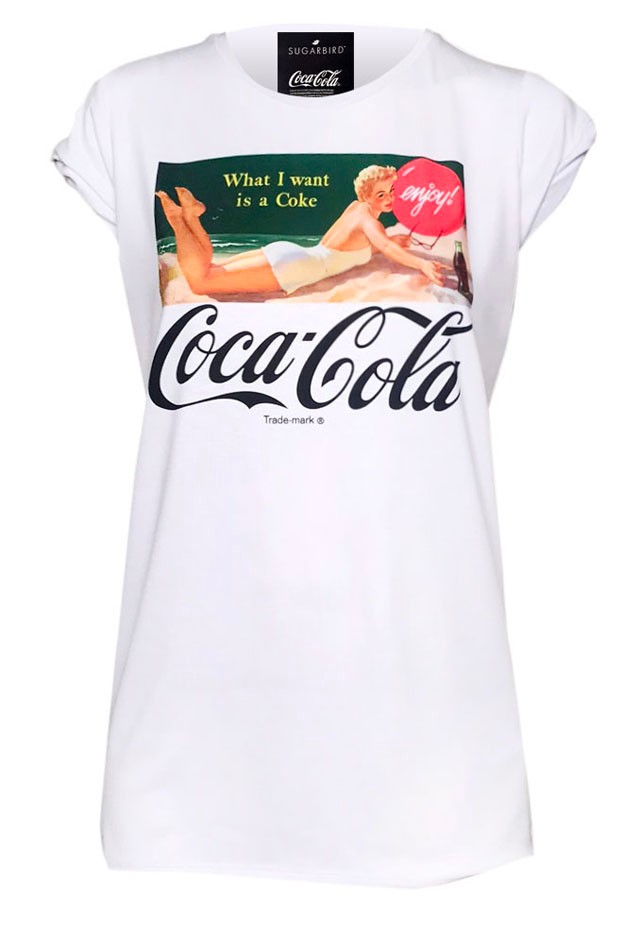 Keresd a Sugarbird exkluzív pólóját a GLAMOUR-napokon! A Coca-Cola kollekció is 20% kedvezménnyel ekkor debütál