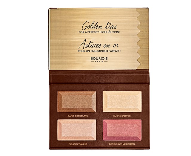 A legjobb bronzosító, pirosító, kontúrozó és highlighter: Bourjois Délice De Poudre // Kölcsönözz üde és egészséges ragyogást orcádnak a csokoládé árnyalataival! A Sucre D`Orge, Délice Praliné és a Dark Chocolate árnyalatokat használd highlighterként oda, ahova a fény természetesen esik az arcodra, sőt a sötétebb árnyalattal még kontúrozhatsz is! A Cérise sur Le Gâteau árnyalat pedig egy finom, égetett arcpirosító, mellyel csodás arcpírt varázsolhatsz magadnak.