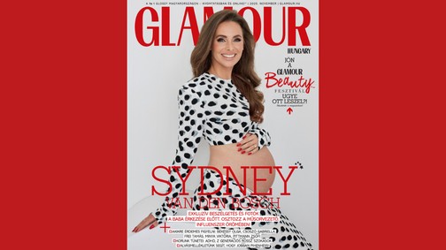 Sydney van den Bosch-sal a címlapon, Beauty és Mami melléklettel jelent meg a GLAMOUR novemberi száma