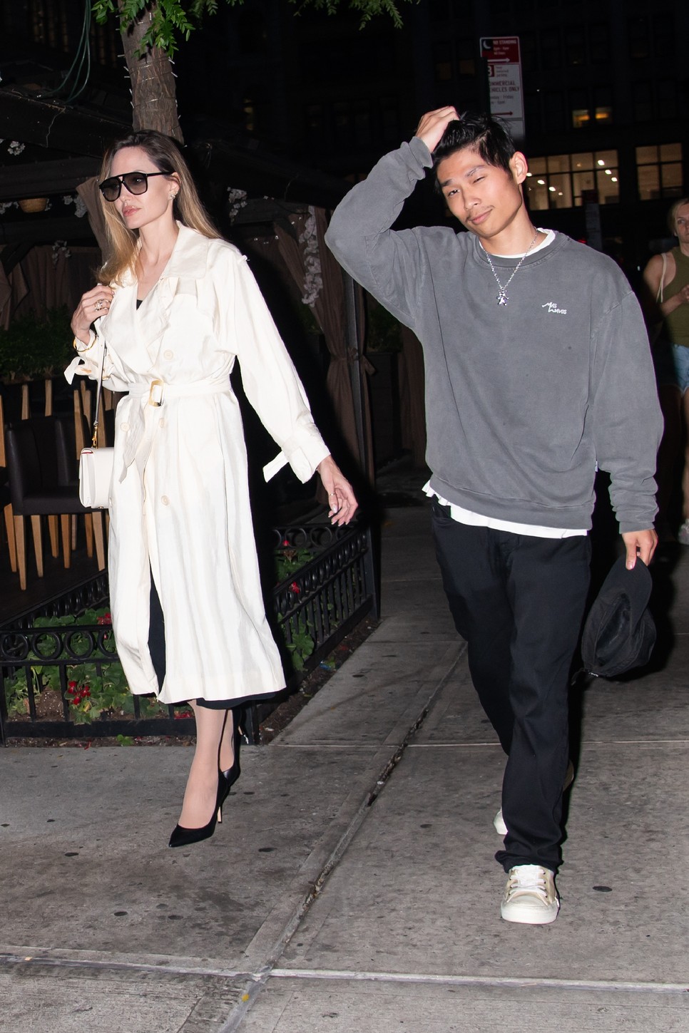 Angelina Jolie és Pax Thien Jolie-Pitt New Yorkban