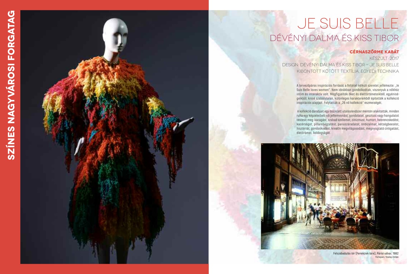 A Divat és város című könyv oldalpárja