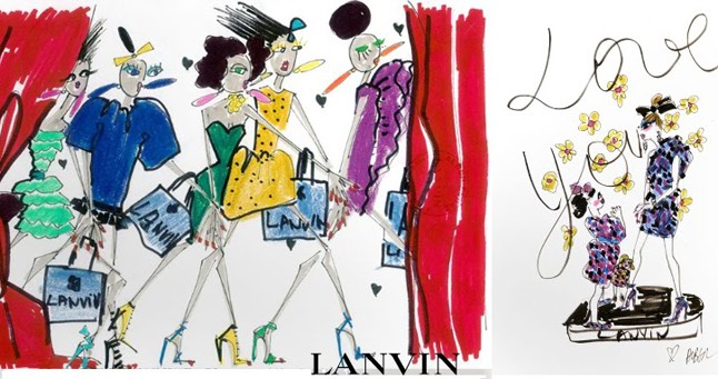 Alber Elbaz egyik rajza