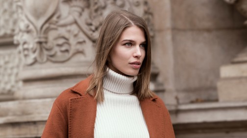 Berki Blanka csodás kabátja bármelyik szettet feldobná