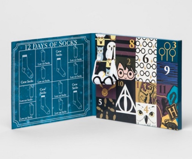 Harry Potter zoknik a Target adventi naptárában