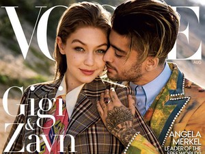 Ó, ne! Akkora szerelem van a Vogue címlapján: Zayn Malik és Gigi Hadid a divattrónon