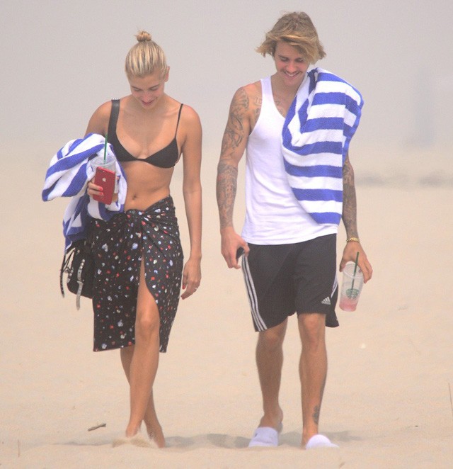 Justin Bieber és Hailey Baldwin szerelemes andalgása