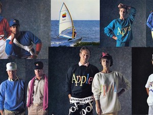 Az Apple 30 éve ruhát is készített: nézd milyen vicces volt a kollekció!