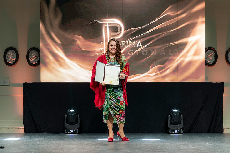 Polgár Judit is átvette a Prima Regionális díjat