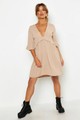 Bézs ruha Boohoo.com