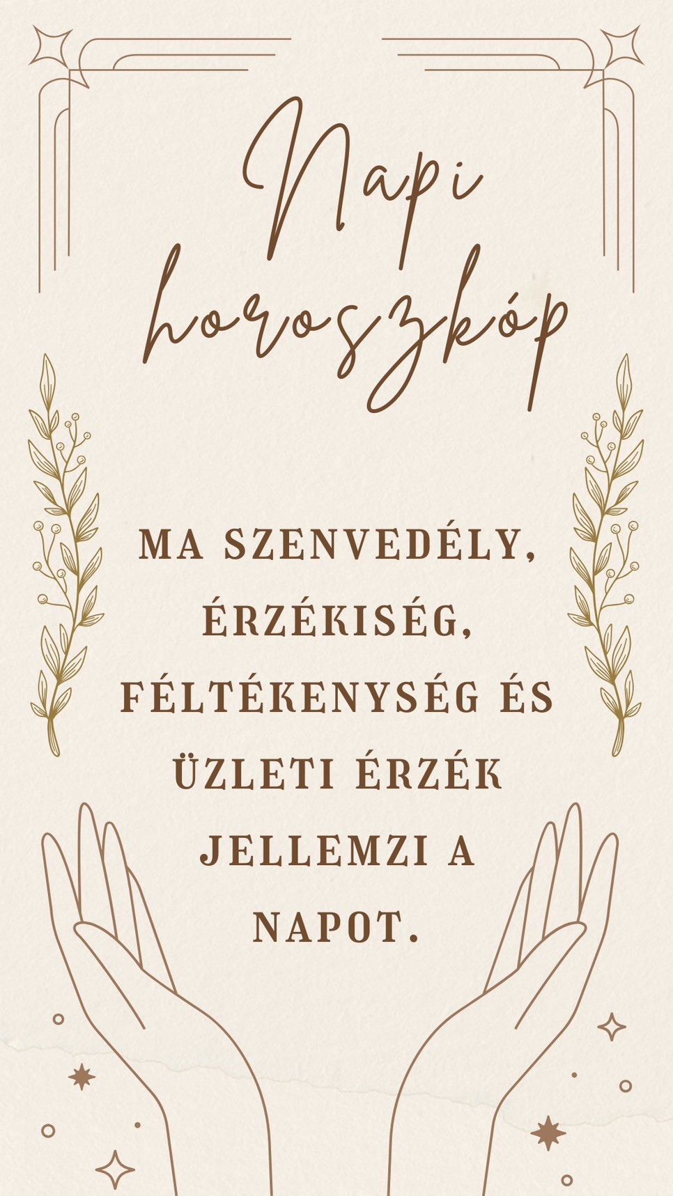 Egy kis emlékeztető a napi horoszkóp szerint