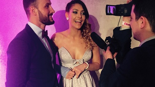 Kulcsár Edina új barátjával érkezett a GLAMOUR gálára