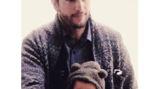 Jaj de édes Mila Kunis kislánya!