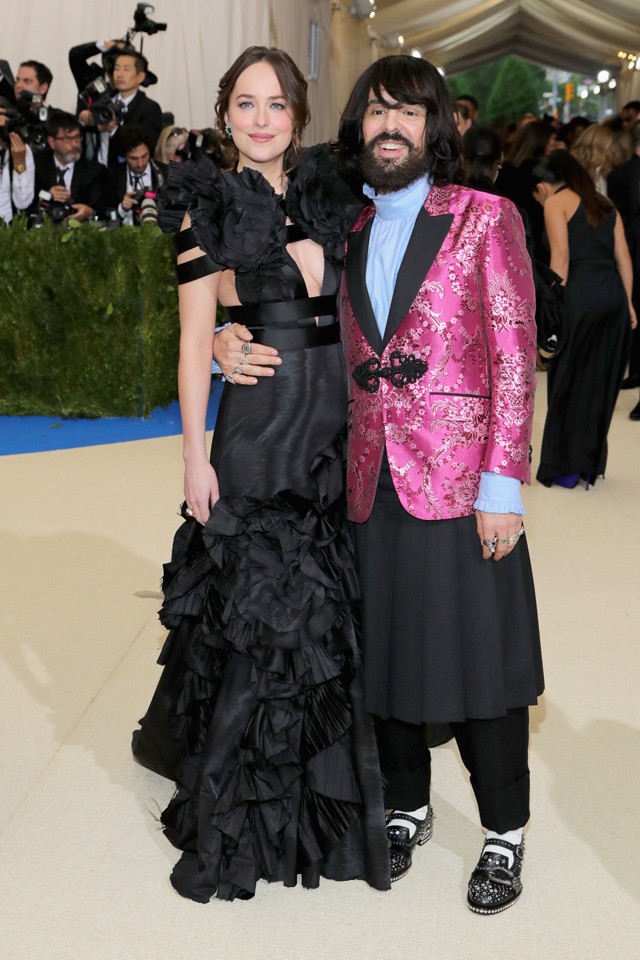 Dakota Johnson Alessandro Michele Met gala