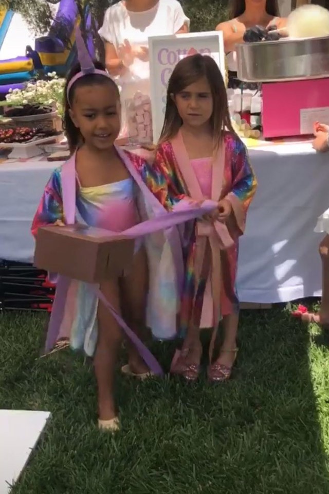 North West és Penelope Disick születésnapja
