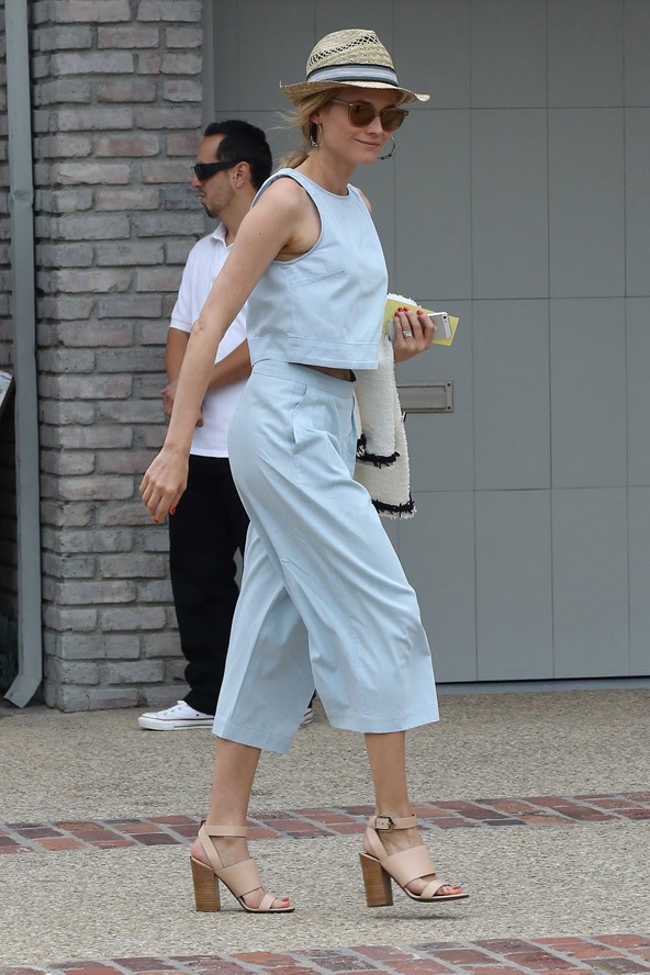 Cannes után Malibu Beachen sem kevesbé stílusos Diane Krüger.