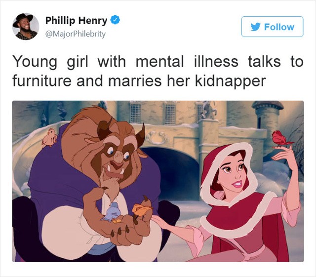 A szépség és a szörnyeteg: A fiatal, mentális problémákkal küzdő lány a bútoraihoz beszél és beleszeret az elrablójába! 