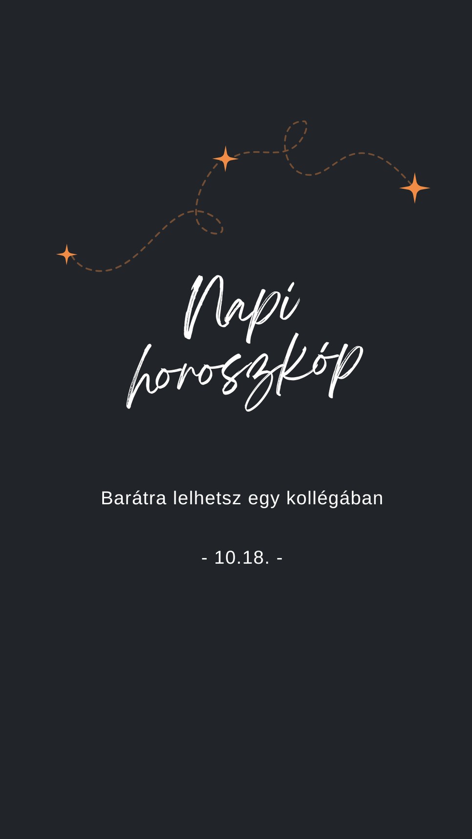 Ezt mondja asztrológusunk szerint a napi horoszkóp