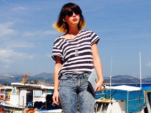 Oláh Anna a tengerpartról jelentkezik