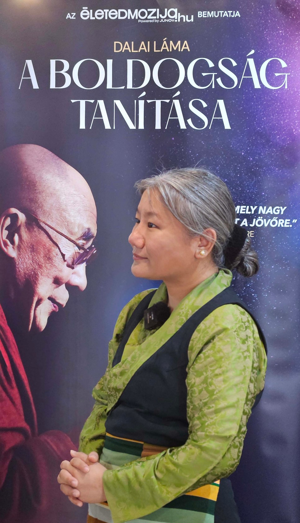 Thinlay Chukki, Őszentsége, a XIV. Dalai Láma hivatalos képviselője Budapesten, A boldogság tanítása című film magyarországi bemutatóján