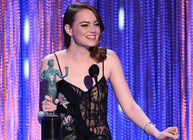 Emma Stone a legjobb színésznőnek járó díjjal