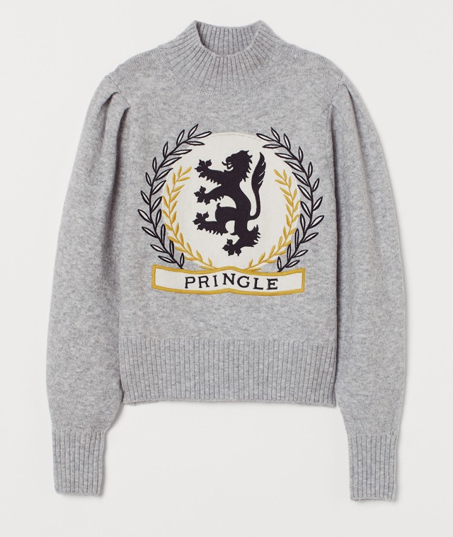 Iskolai stílus - Pulóver PRINGLE OF SCOTLAND x H&M CONSCIOUS 9995 Ft