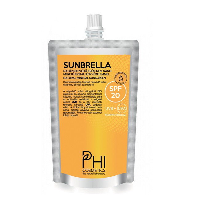 PHI Sunbrella napfényvédő krém SPF20 7990 Ft/150 ml