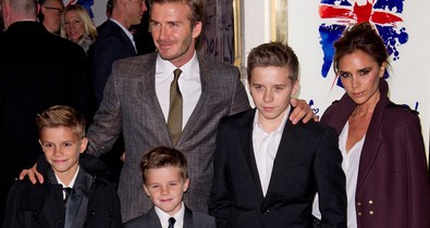 Beckhamék stílusos bevonulása