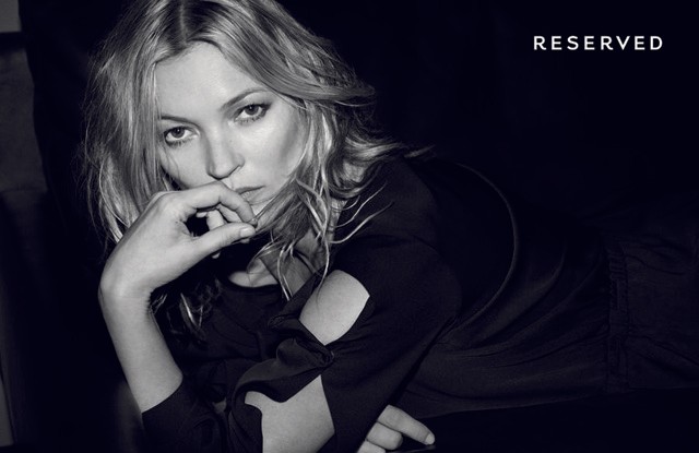Kate Moss a Reserved kampányában
