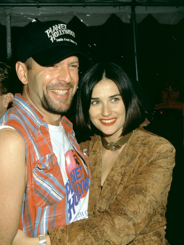 Demi és Bruce fiatal korukban