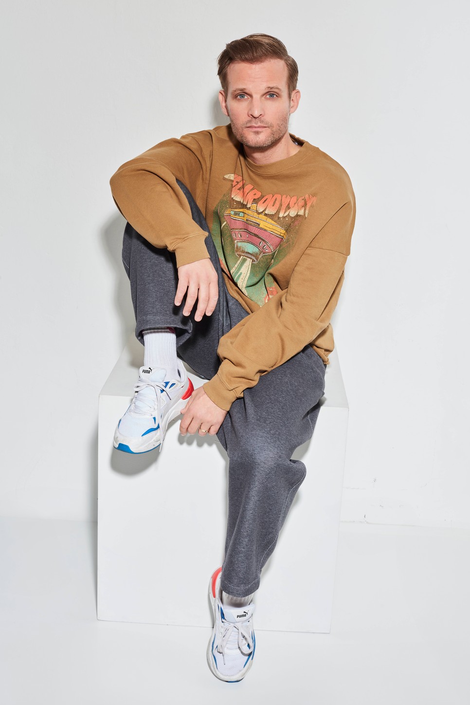 Puskás-Dallos Peti bejáratott vágán fogásaihz kedvenc zöldségeseinál szerzi be az alapnyagokat a piacon