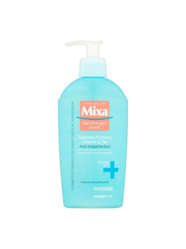 Anti Imperfection arctisztító gél MIXA 1899 Ft/200 ml (9,49 Ft/1 ml) a Rossmann üzleteiben és online, GLAMOUR-kuponnal, 30% kedvezménnyel 1329,3 Ft