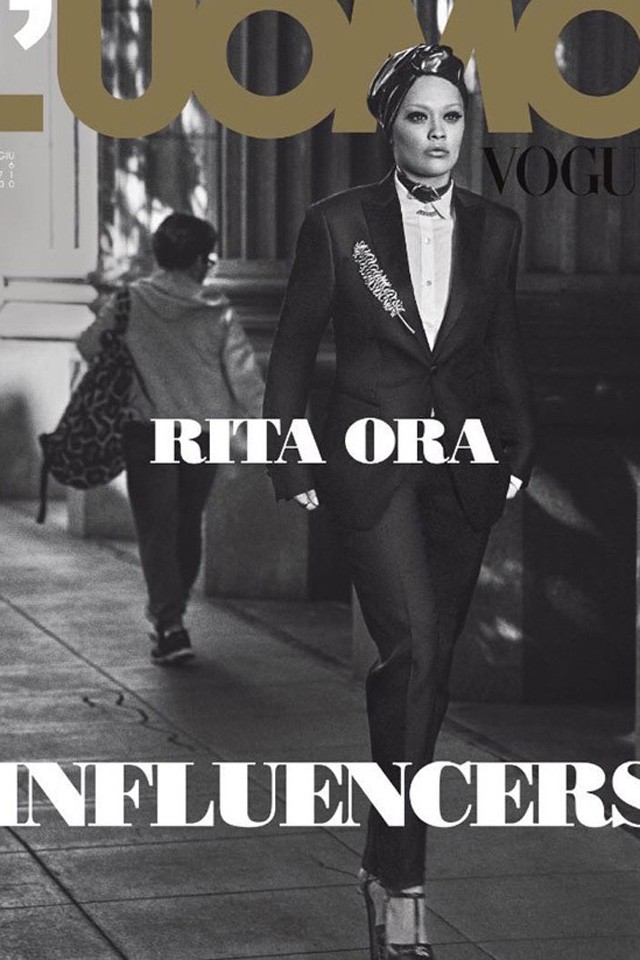 rita ora, címlap, vogue, olasz vogue, szemöldök