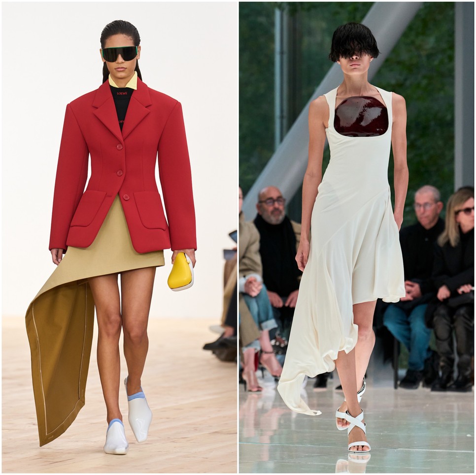 Aszimmetria a Loewe és az Alaia kifutóján