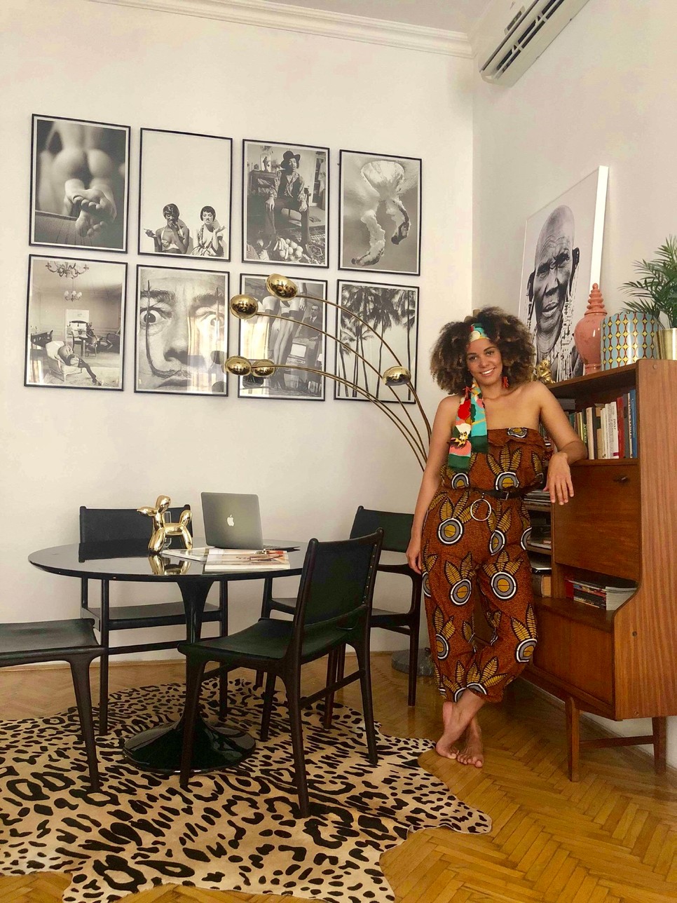 Bianca remekül keveri az afrikai stílust a modern darabokkal