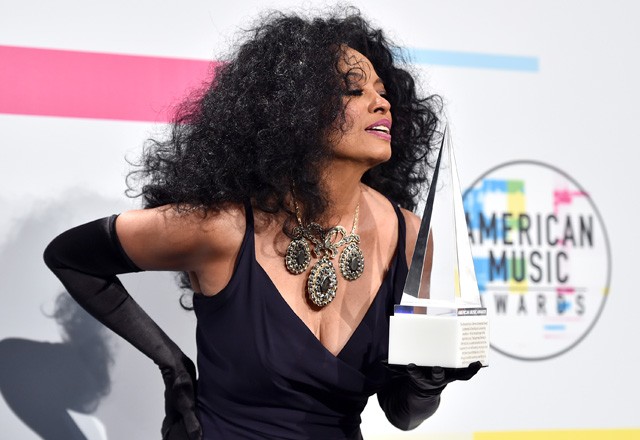 Diana Ross egy zenei díjjal