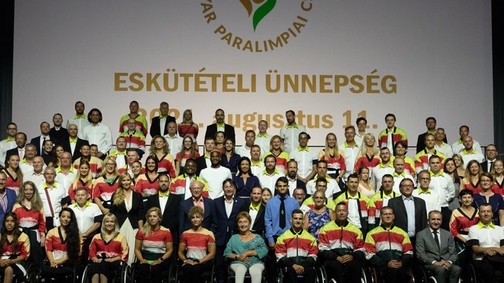 Letették az esküt Magyar Paralimpiai Csapat tagjai