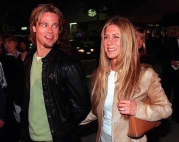Brad Pitt és Jennifer Aniston 1998-ban, teljes harmóniában